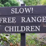 Free range children sign