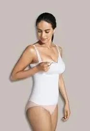 Carriwell Seamless Nursing Control Cami WHITE - The Little Ones